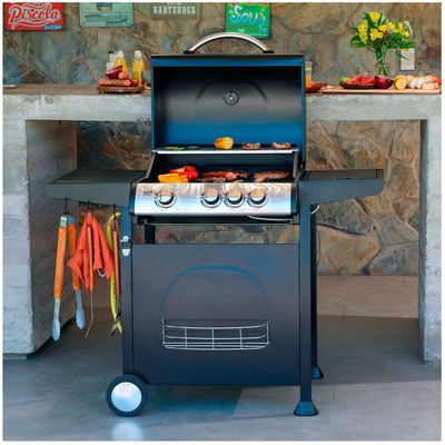 Bbq Grill Parrilla Gas Giorgia 3 Quemadores + Quemador
