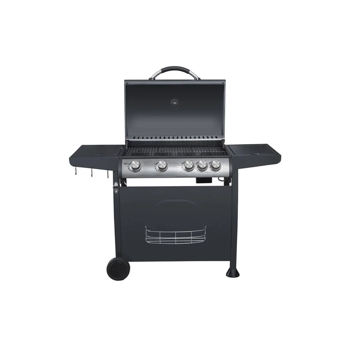 BBQ GRILL - Parrilla Gas Indiana 4 Quemadores + Quemador Lateral