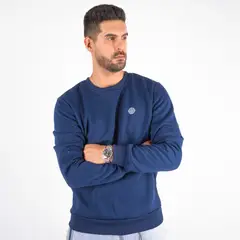 GANGSTER - Polerón Crew Fleece Crucial Azul