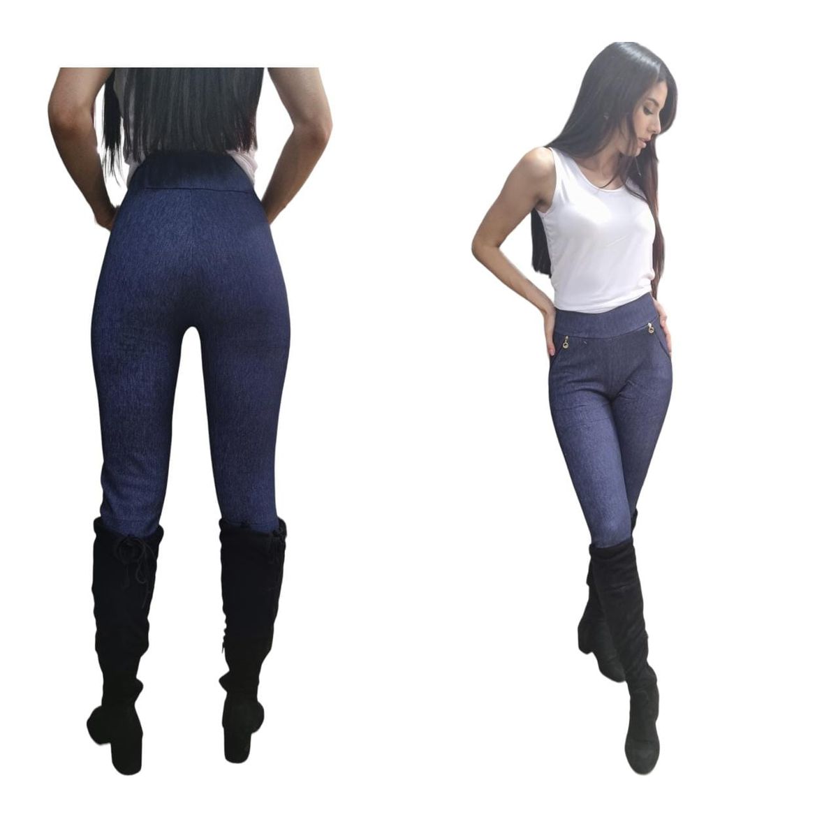 AGW - Pack 3 Calzas Mujer Invierno Forrada Polar
