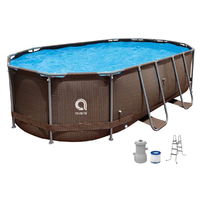 AVENLI - Piscina Estructural Ovalada Avenli 427x275x1 m 11m3 AVENLI