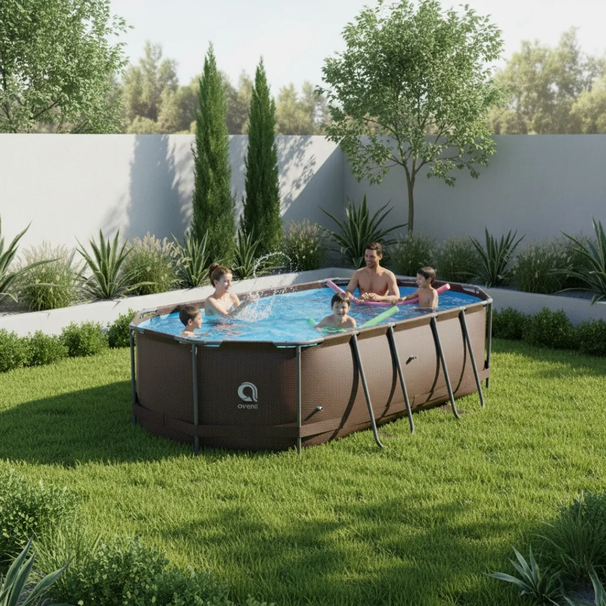 AVENLI - Piscina Estructural Ovalada Avenli 427x275x1 m 11m3 AVENLI