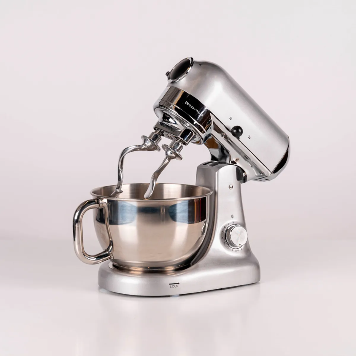 EASYWAYS - Batidora de Pedestal Hook Mixer Silver 4, 7Lt EasyWays