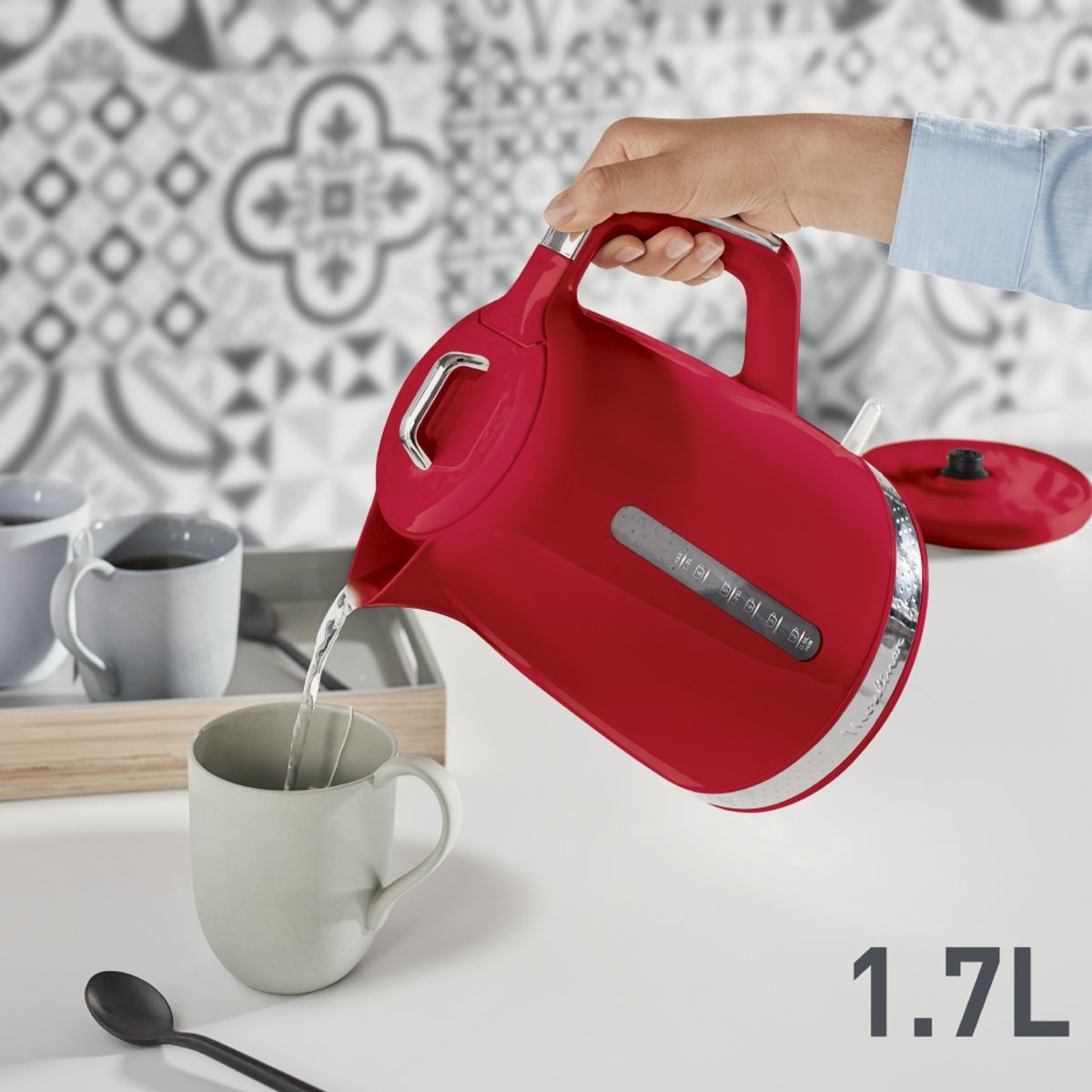 MOULINEX - Hervidor Soleil Rojo 1,7L