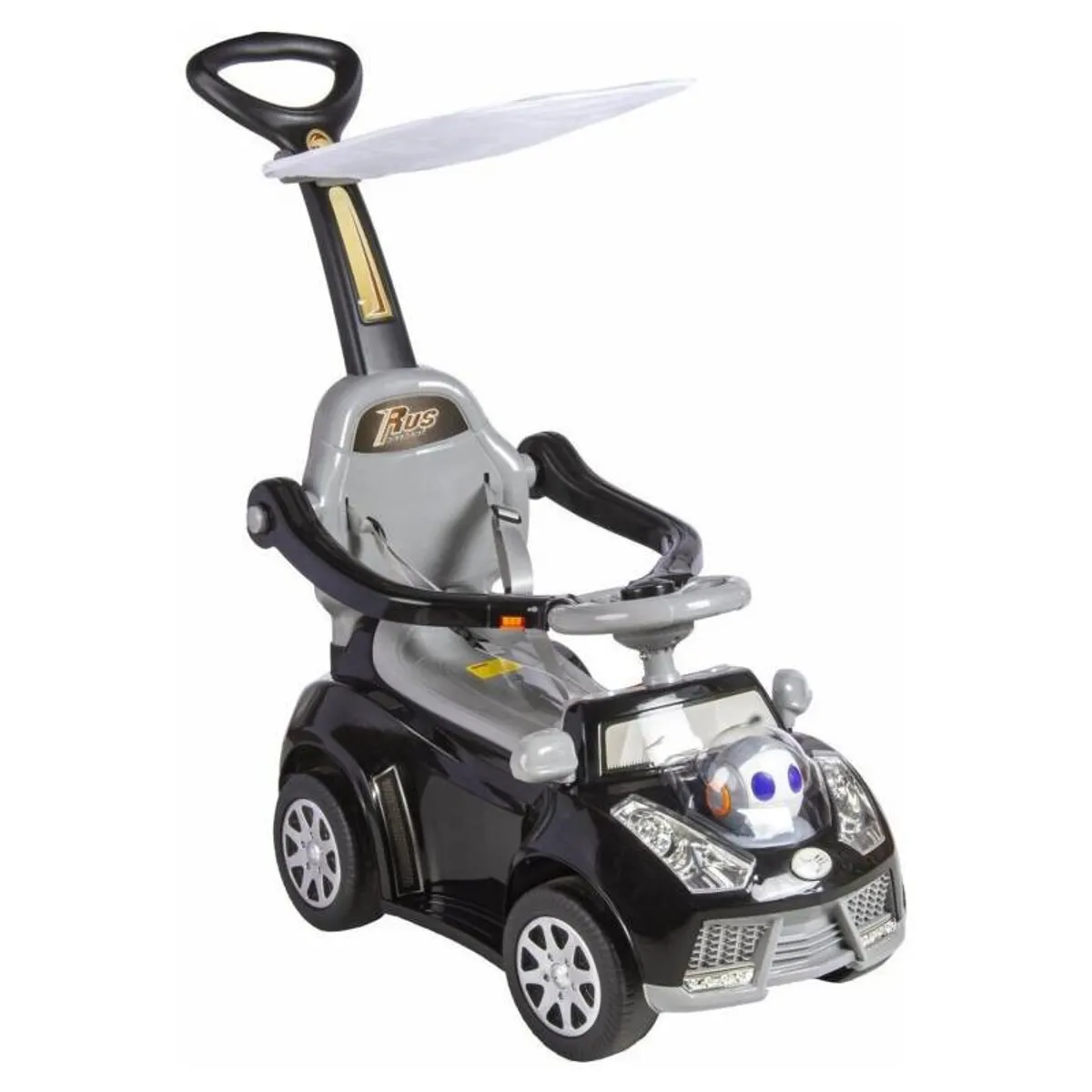 BALOGO - CORREPASILLO CON TOLDO 2 EN 1 NEGRO