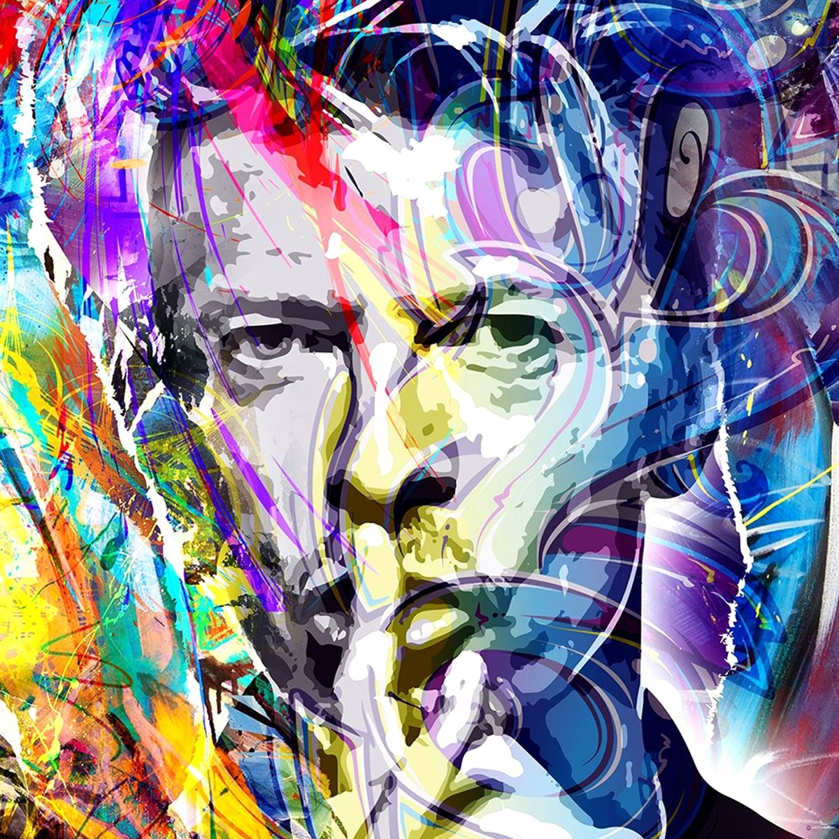 GENERICO - Cuadro 50x70 David Bowie color