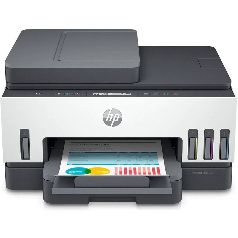 HP - Multifuncional HP Smart Tank 750 Color Wi-Fi Bluetooth USB HP