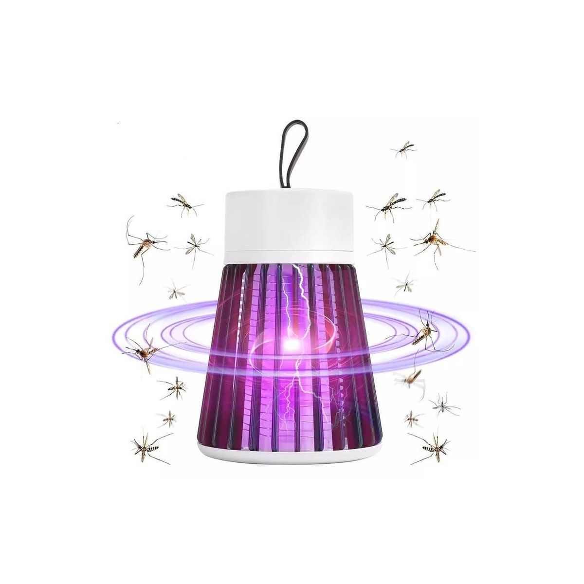 GENERICO - Lampara Mata Insectos Electrocutador Mata Zancudos Mosquitos