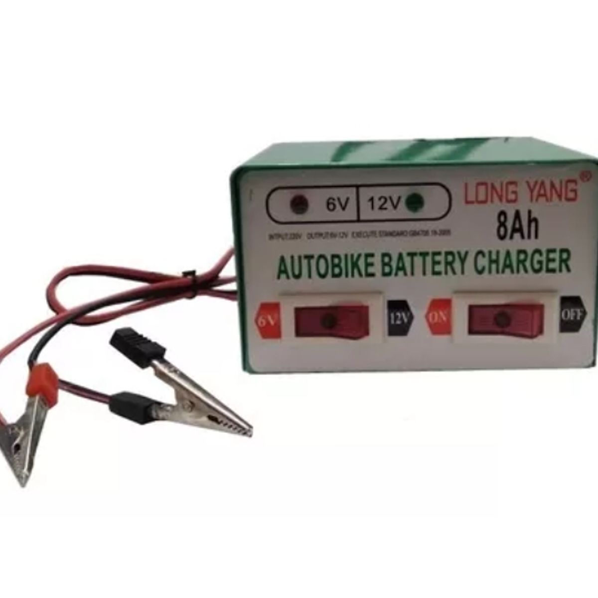 ESHOPANGIE - Cargador De Bateria Para Autos Y Motos 12v  6v - 8ah