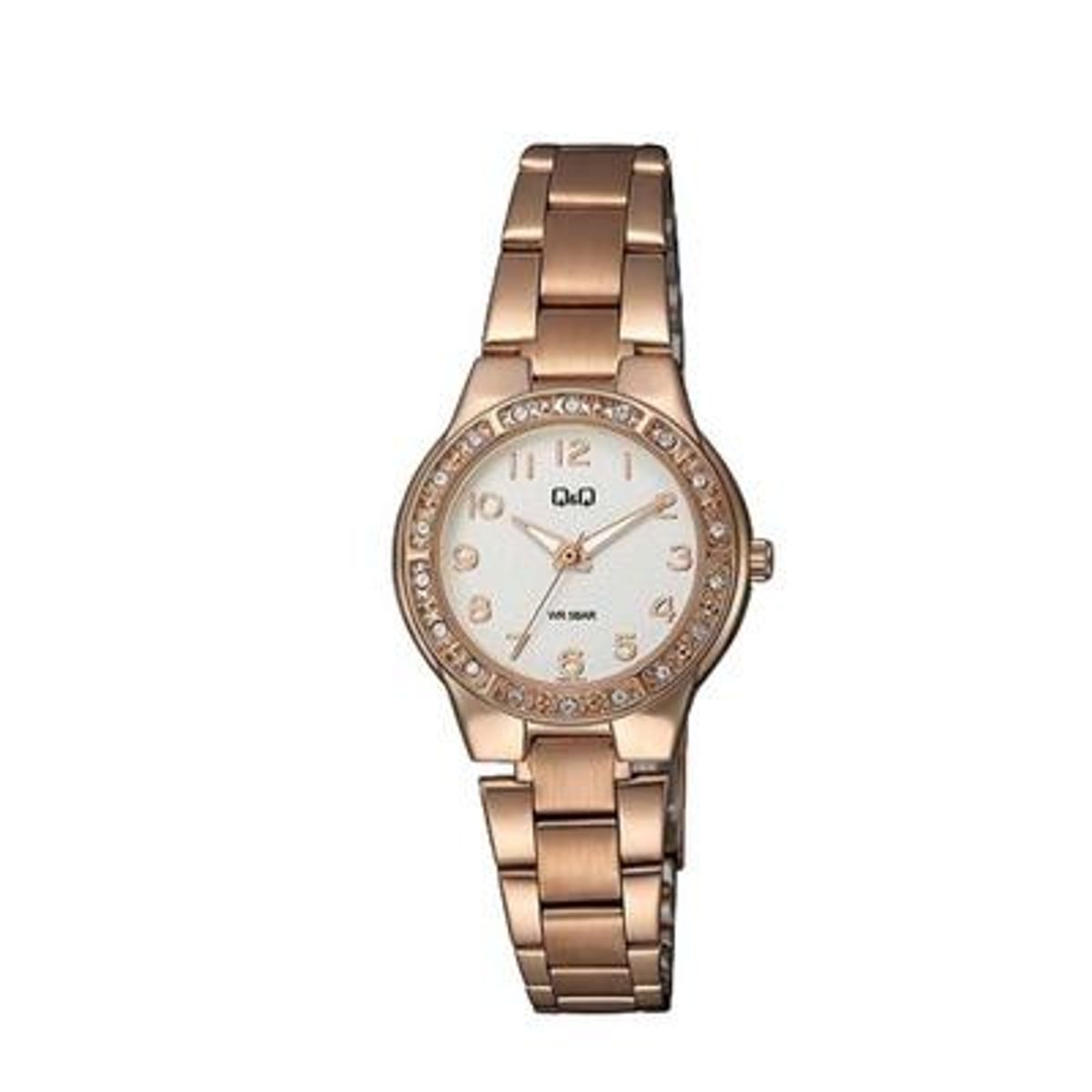 Q&Q - Reloj Q691j024y Mujer Analogo Metal Q&Q