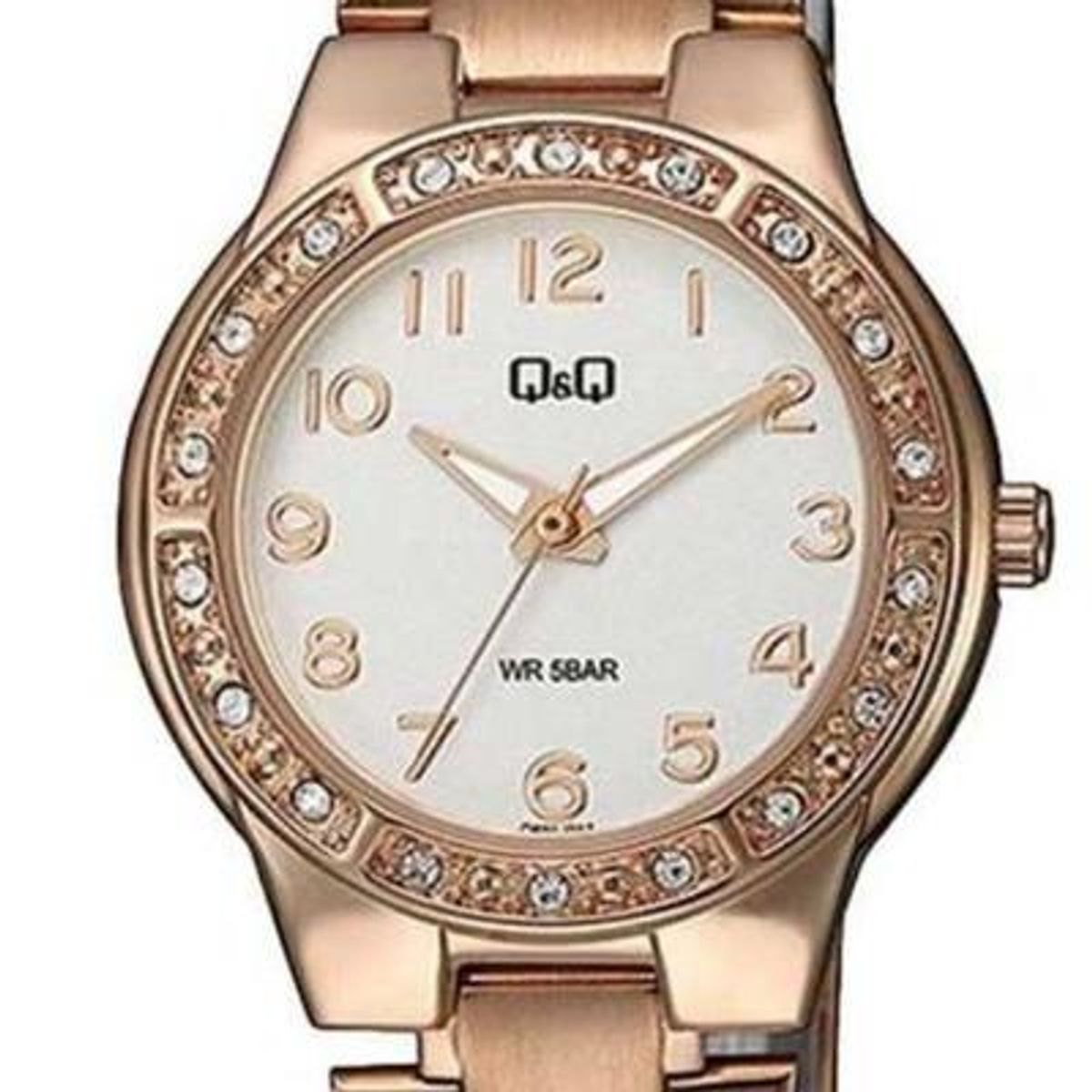 Q&Q - Reloj Q691j024y Mujer Analogo Metal Q&Q