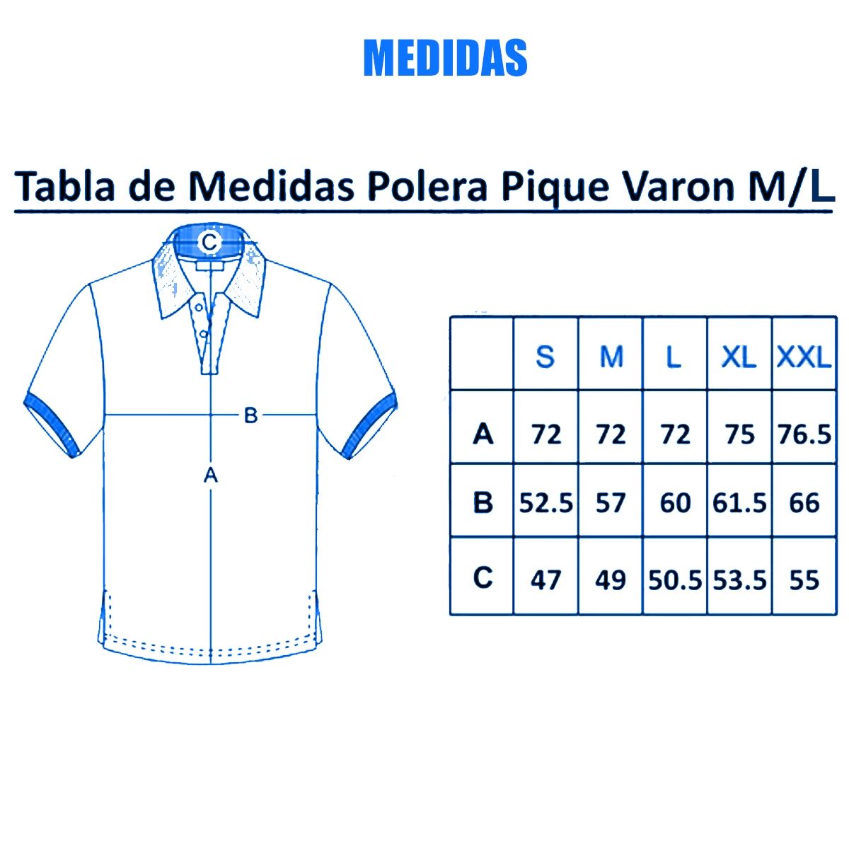 90 GRADOS - Polera Manga Larga Pique Azulina Para Hombre
