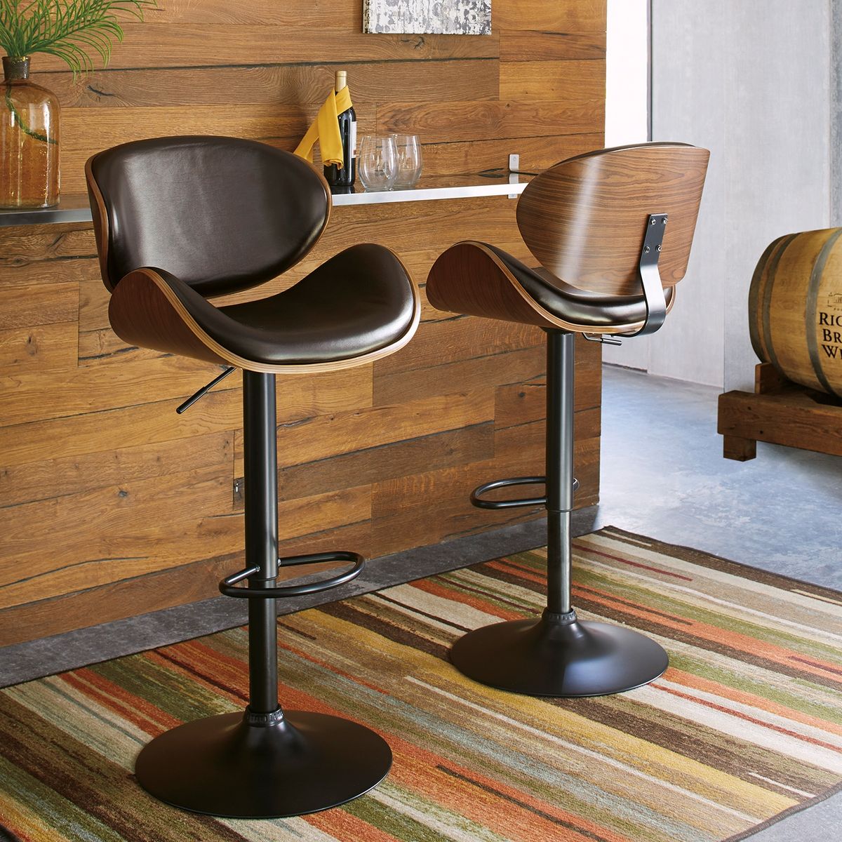 ASHLEY - Silla bar Bellatier curva