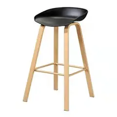 KLIK - Taburete Piso Bar Nordic - Negro