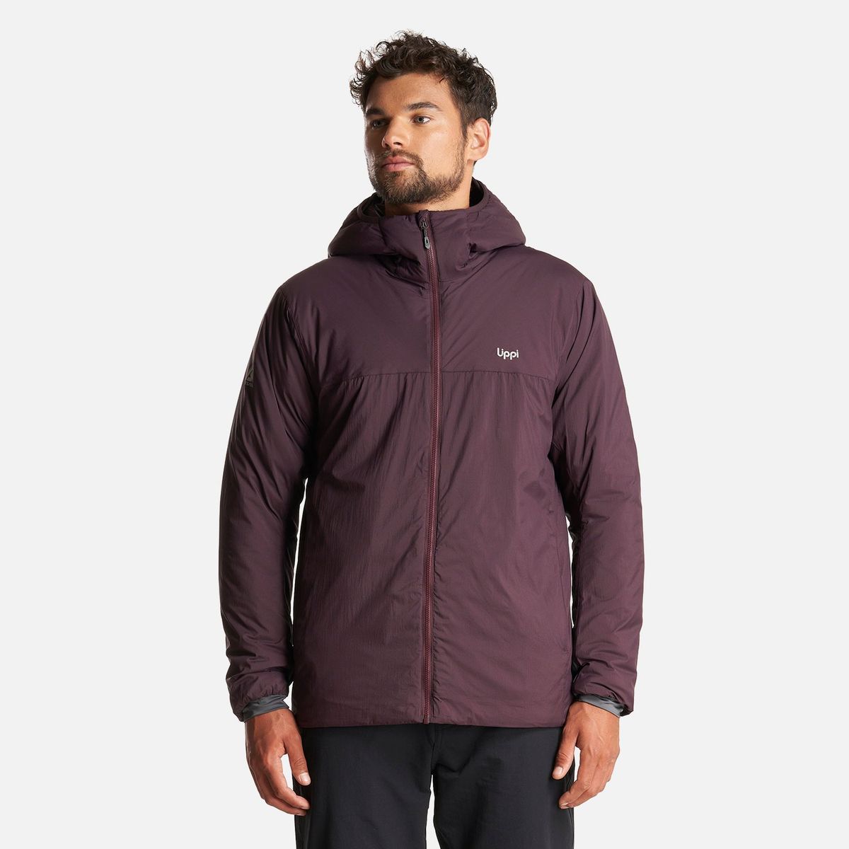 LIPPI - Chaqueta Hombre Spry Steam-Pro Hoody Jacket Burdeo Lippi