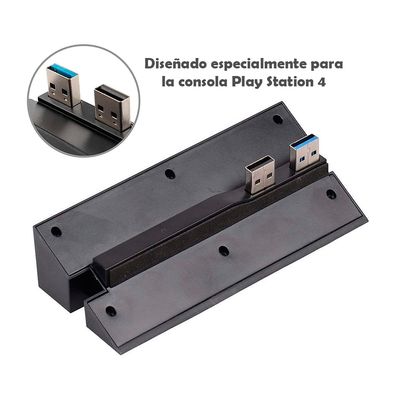 Imagen 2 del producto Adaptador HUB Dobe 5 Puertos USB para PS4, 4x USB 2.0 – 1x USB 3.0