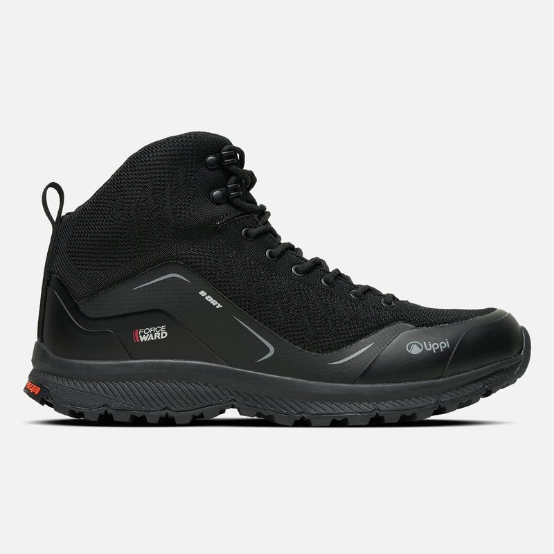 LIPPI - Botín Mujer Light Rock Mid ECO All Black Lippi