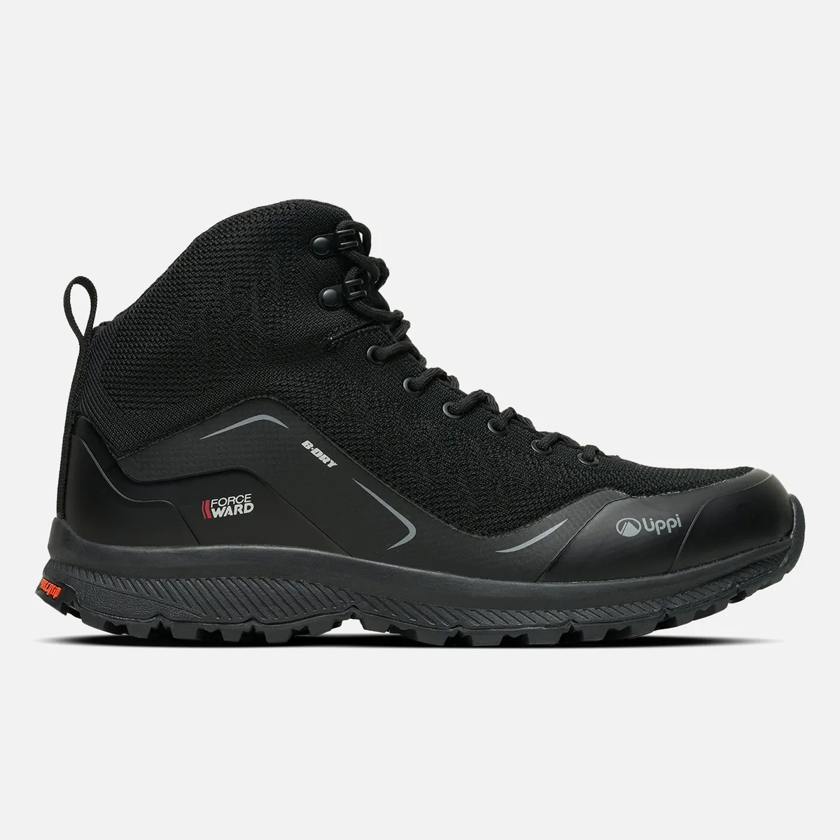 LIPPI - Botín Mujer Light Rock Mid ECO All Black Lippi