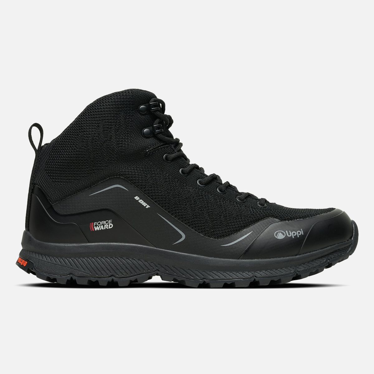 LIPPI - Botín Mujer Light Rock Mid ECO All Black Lippi
