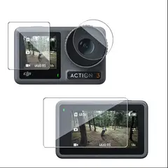TELESIN - Laminas para DJI Osmo Action 3 / 4 -