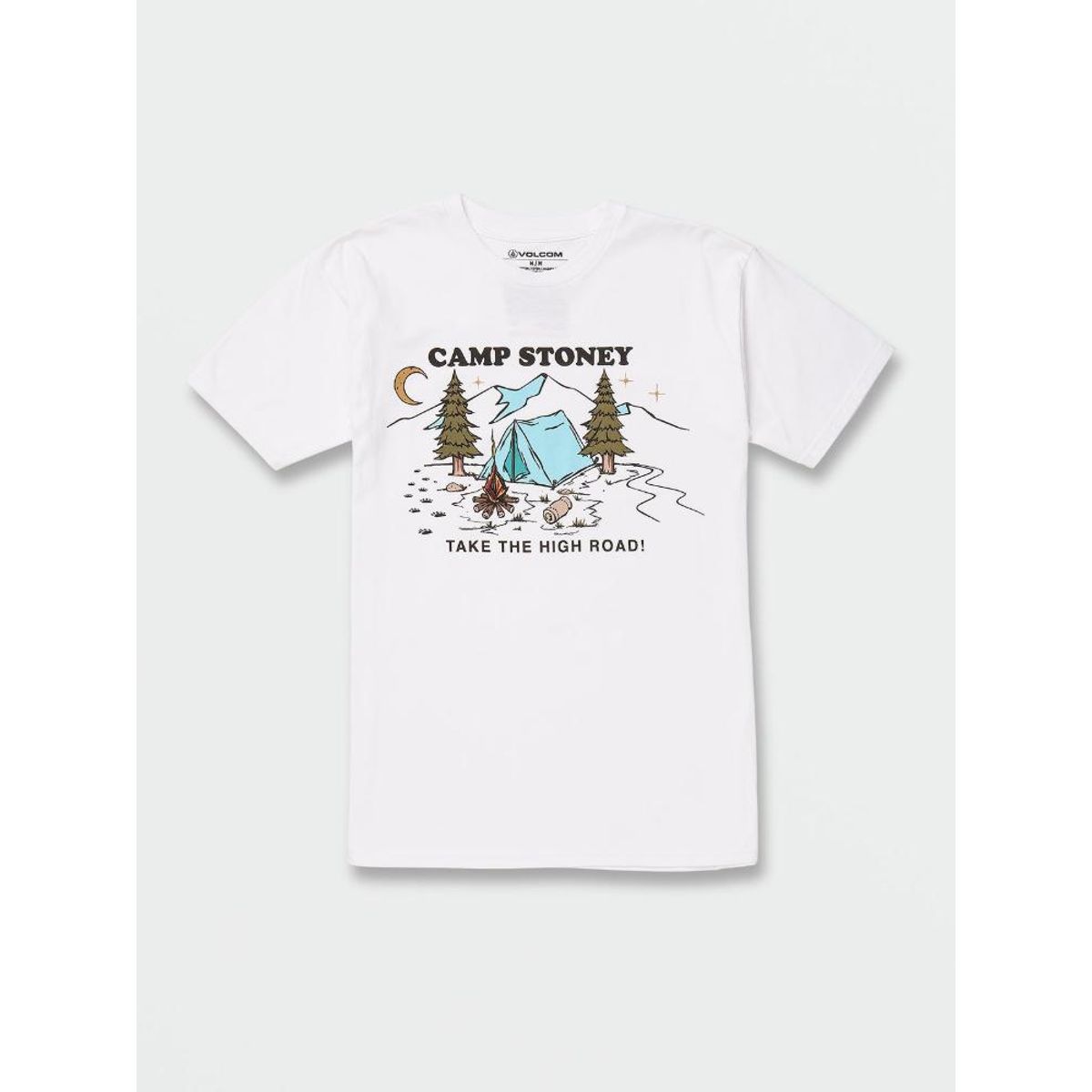 VOLCOM - Polera CAMP STONEY SST Hombre Blanco Volcom - Blanco