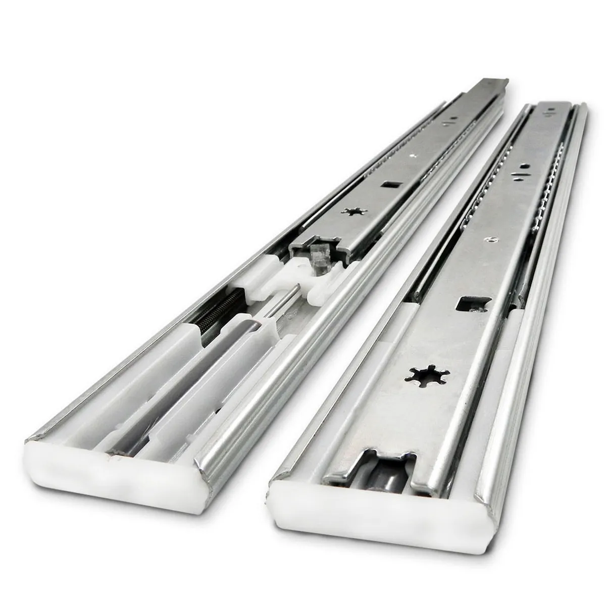 GENERICO - Corredera telescópica cierre suave 350 mm 1 Par