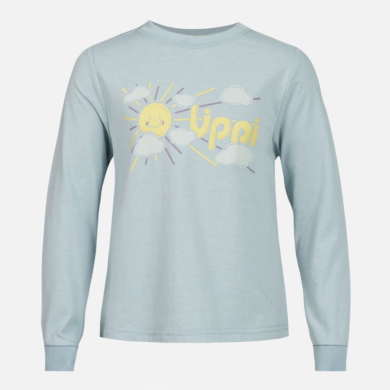 LIPPI - Polera Niña Logo Lippi Long Sleeve T-Shirt Calipso Lippi.-