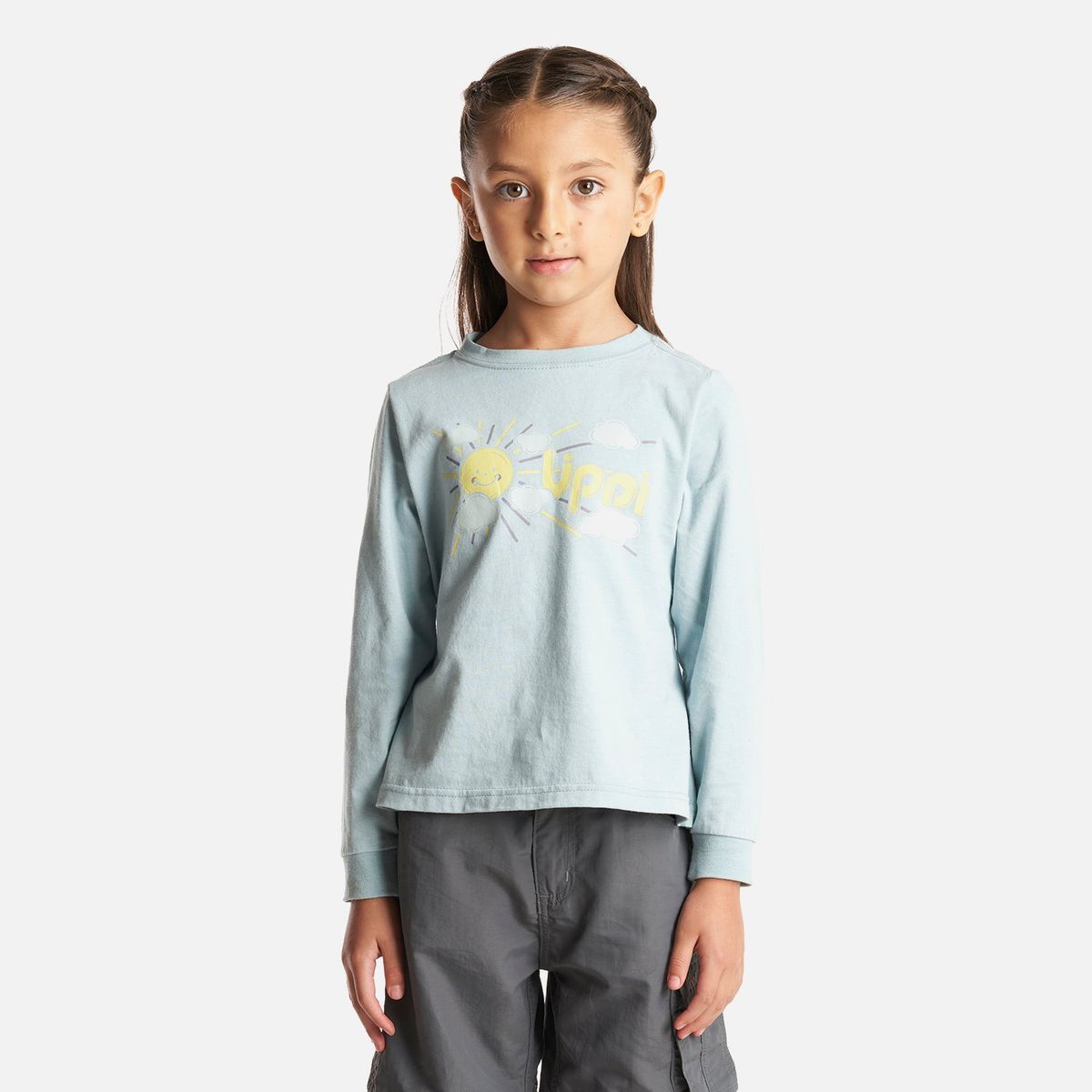 LIPPI - Polera Niña Logo Lippi Long Sleeve T-Shirt Calipso Lippi
