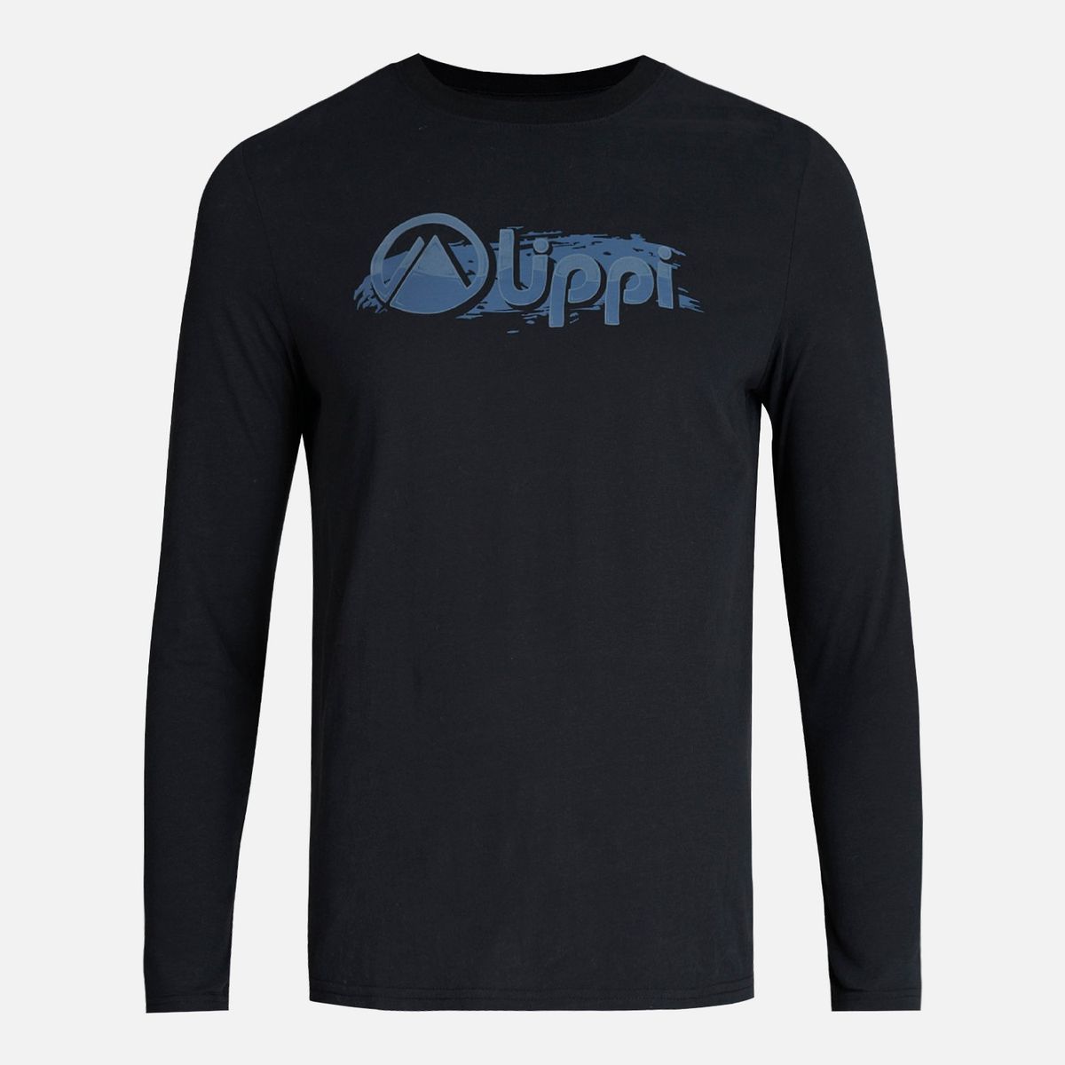 LIPPI - Polera Teen Boy Logo Lippi Long Sleeve T-Shirt Negro Lippi