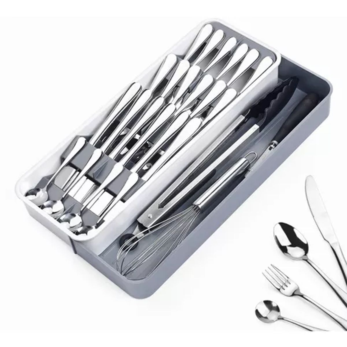 EVERSO - Organizador Para Cubiertos Porta Servicio