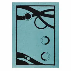 MODA ALFOMBRAS - ALFOMBRA AMIGO TURQUESA 160 X 230 CM