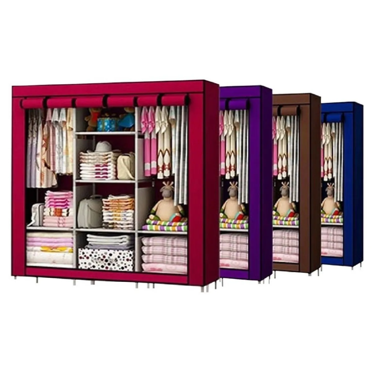 GENERICO - Practico Armario Closet Ropero Armable Grande