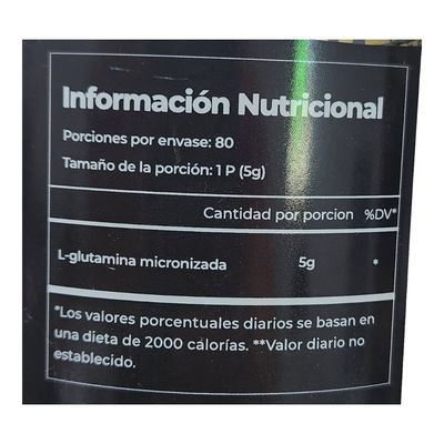 Imagen 2 del producto GLUTAMINA 100 PURE PRO - 80sv 400gr -