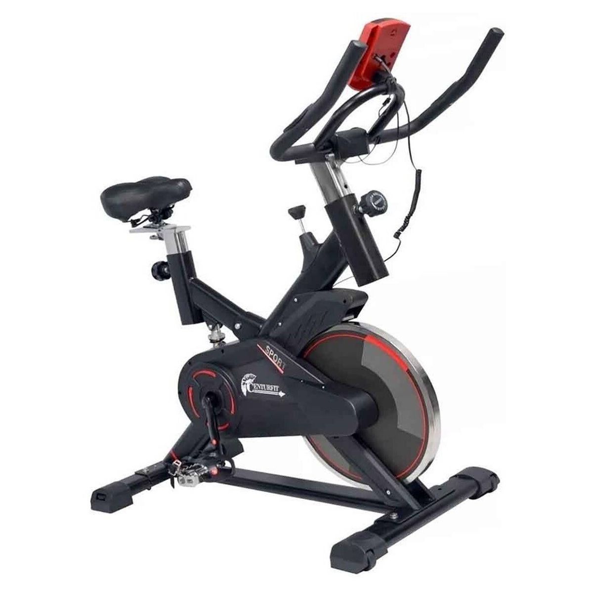 CENTURFIT - Bicicleta de Spinning Estatica 13 kg Fitness Gym Centurfit