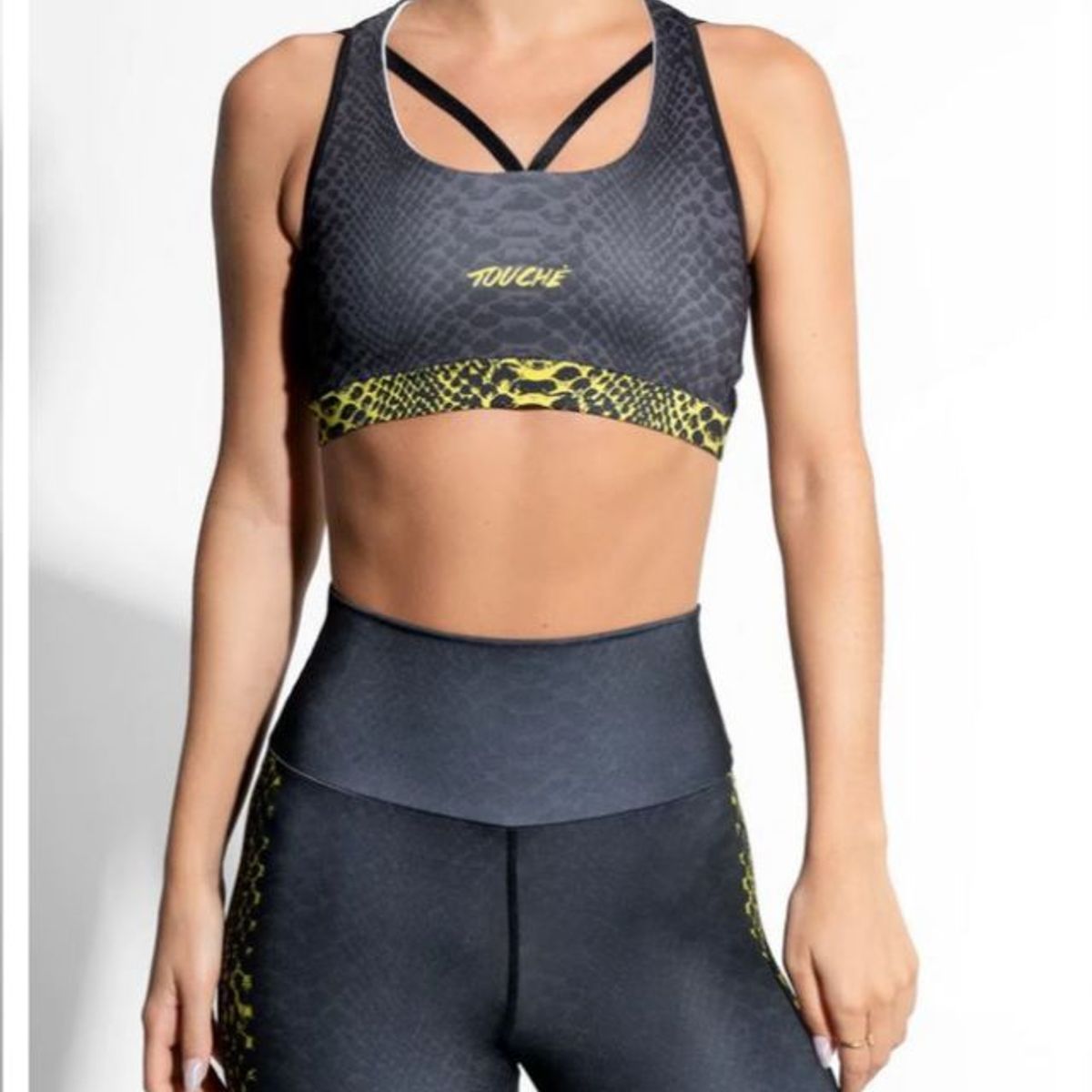 TOUCHE - Calza deportiva animal print culebra-slim fit-comoda-fit y fashion