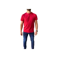 GENERICO - Polera Algodón Rojo Hombre