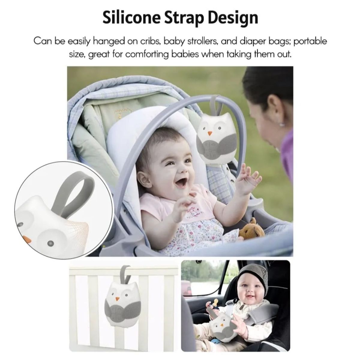 GENERICO - Maquina Ruido Blanco Sueño del bebé modelo Buho