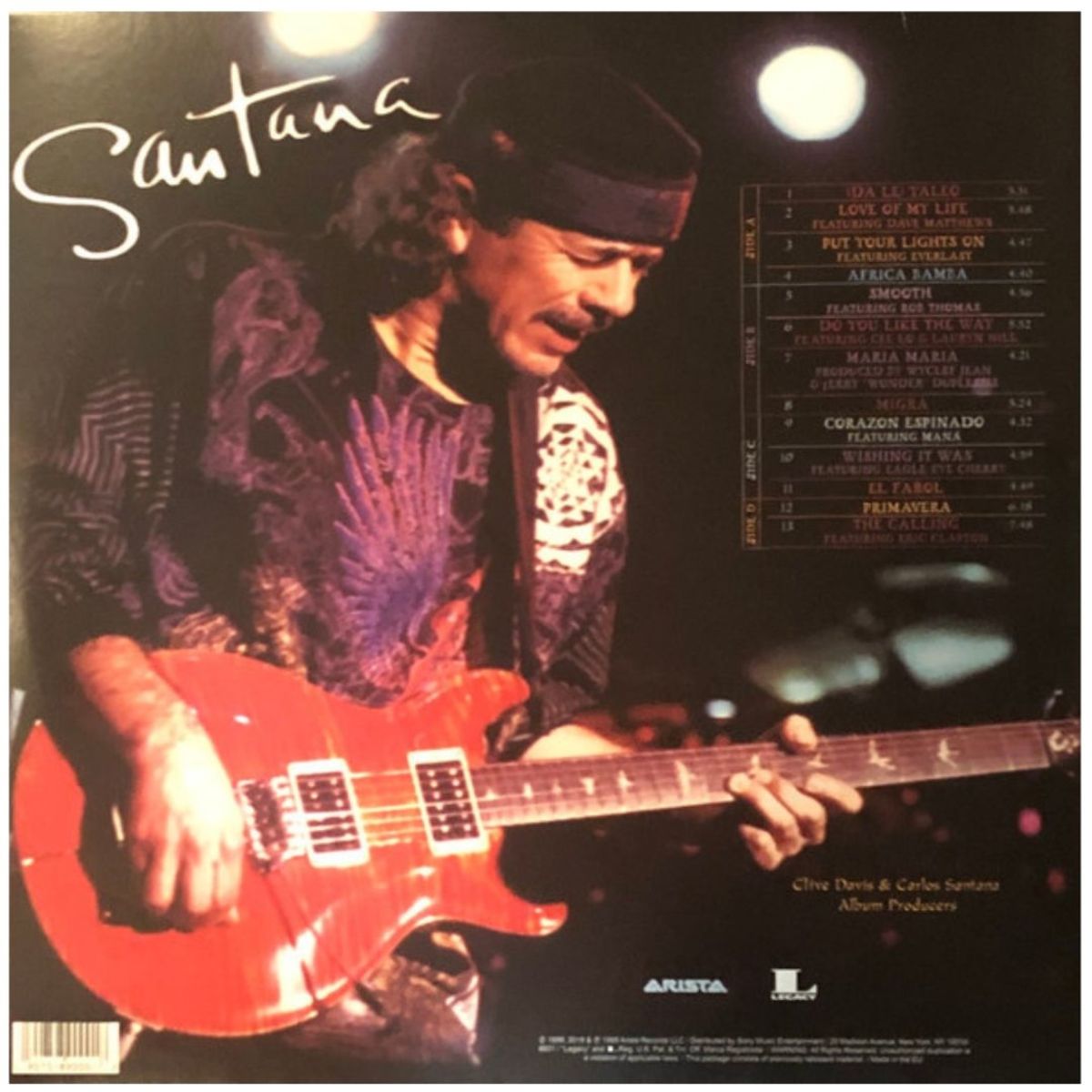 HITWAY MUSIC - SANTANA - SUPERNATURAL (2LP) - VINILO HITWAY MUSIC
