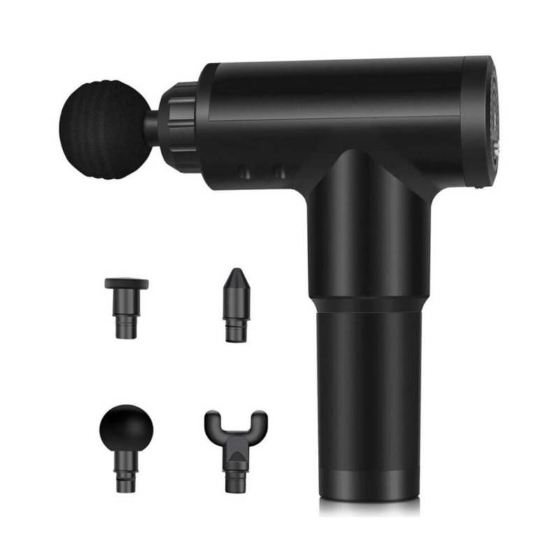 GENERICO - Pistola Masajeadora  Maquina Para Masajes Fascial Gun 6 Velocidades