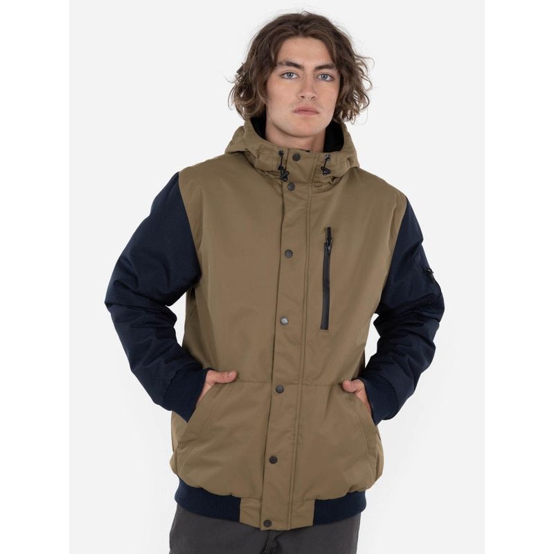 RUSTY - Casaca BROWN BOMBER Hombre Café Rusty