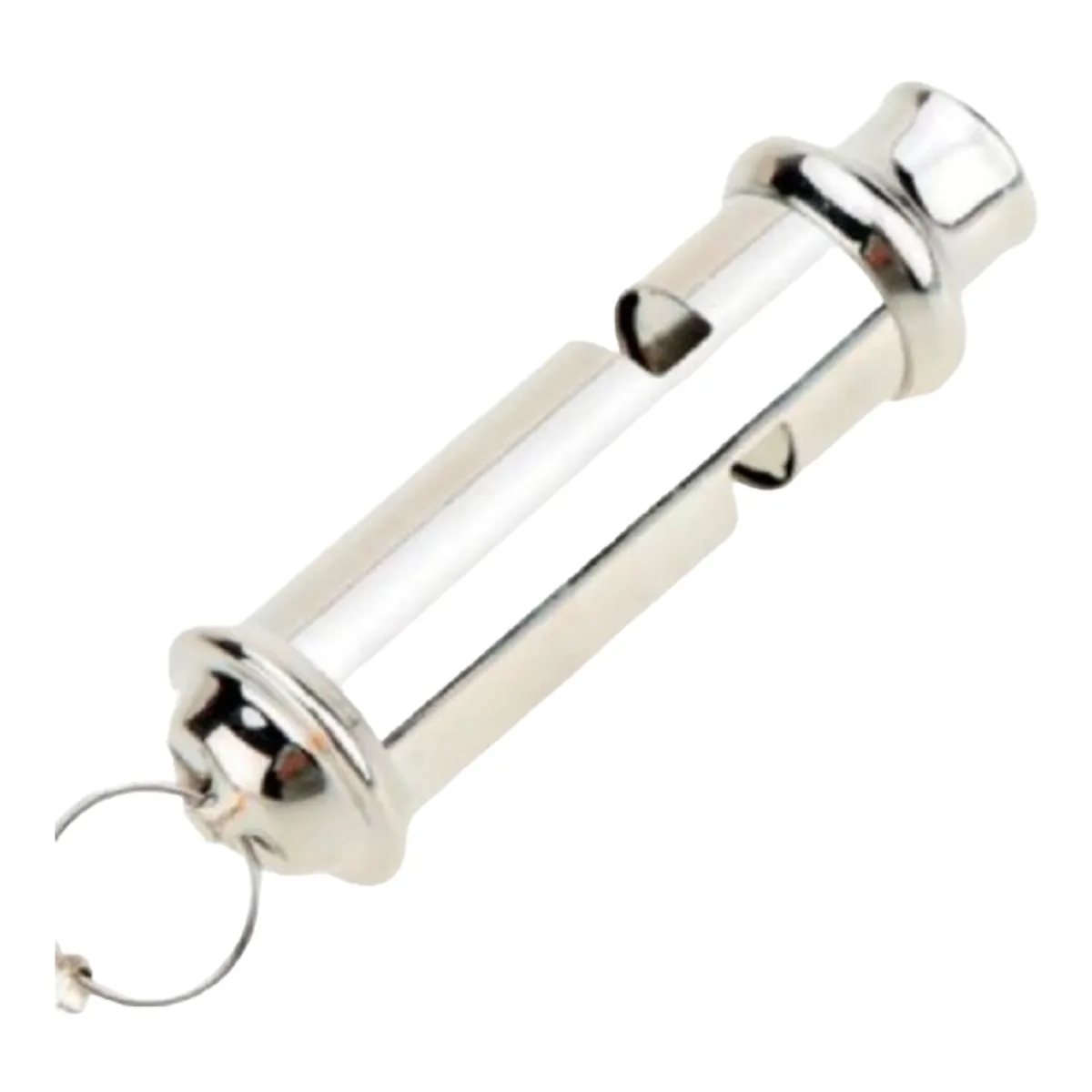 GENERICO - 4 SILBATOS EMERGENCIA TUBULAR TIPO SCOUT METALICO POTENTE AGUDO AL25