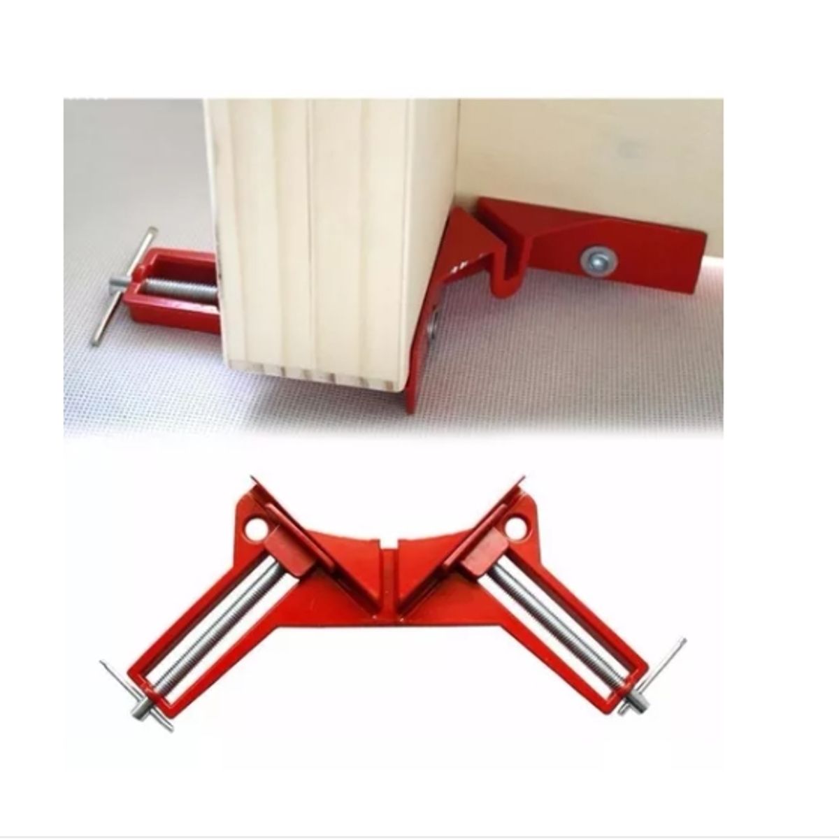 ESHOPANGIE - Pack 8 Prensas Esquinera Escuadra Sargento Para Unir Madera