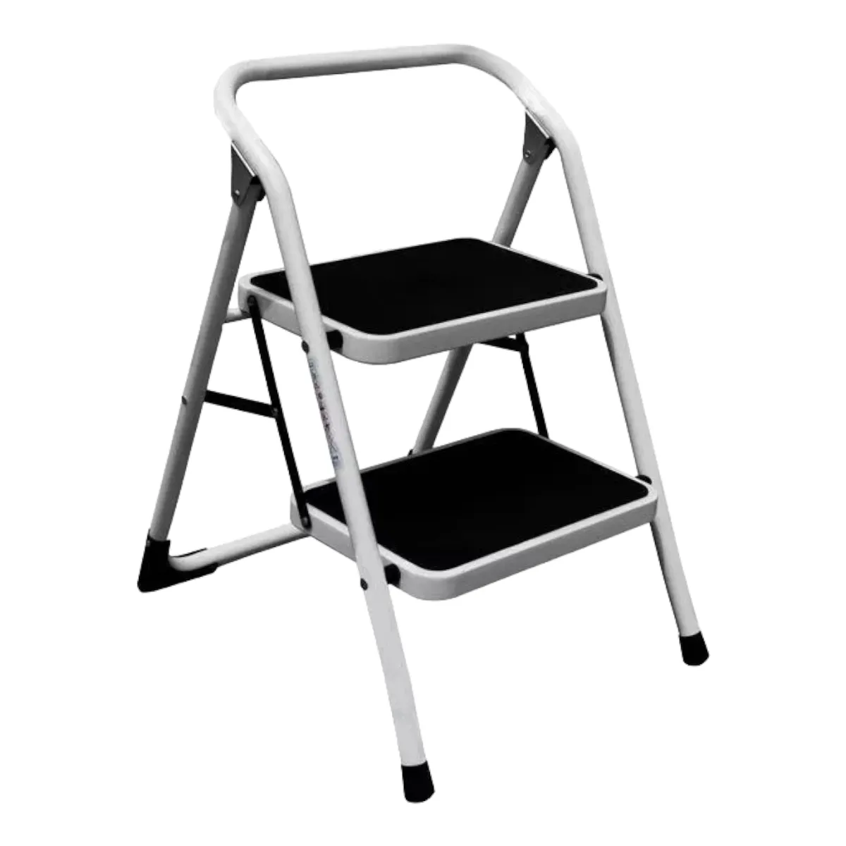 GENERICO - Escalera Plegable Piso Escala 2 Peldaños Metalico