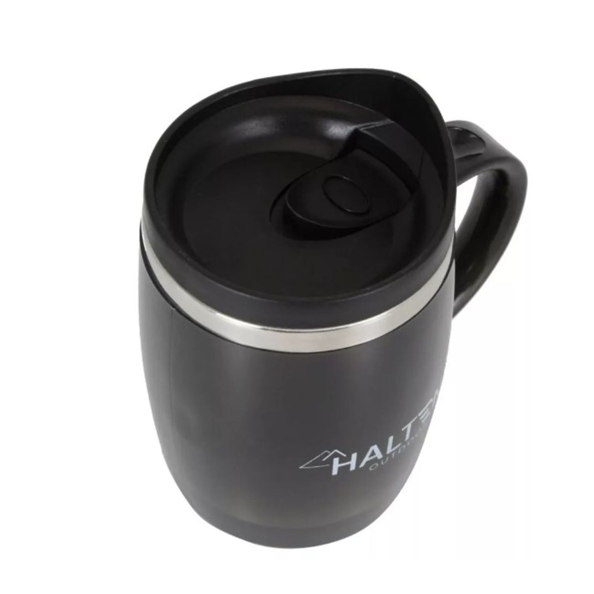 HALTEN - TERMO TAZA MUG TERMICO ACERO PLAST 400ML HALTEN NEGRO