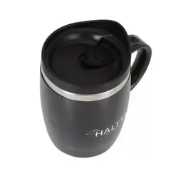 HALTEN - TERMO TAZA MUG TERMICO ACERO PLAST 400ML NEGRO
