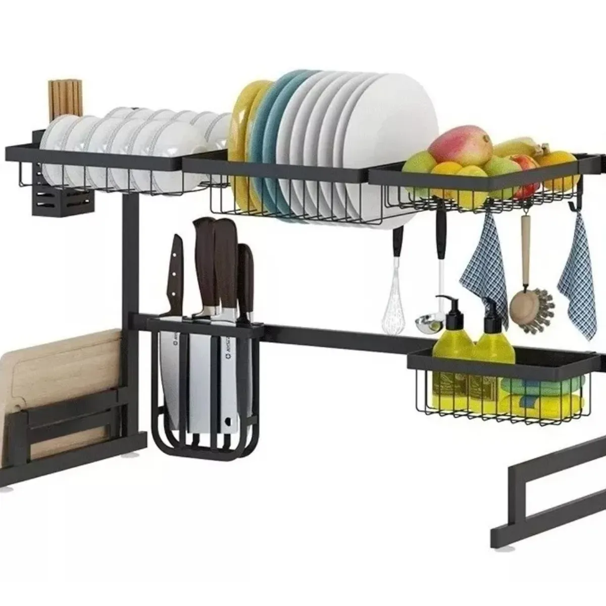 GENERICO - Rack Escurridor Organizador Cocina Secador Platos