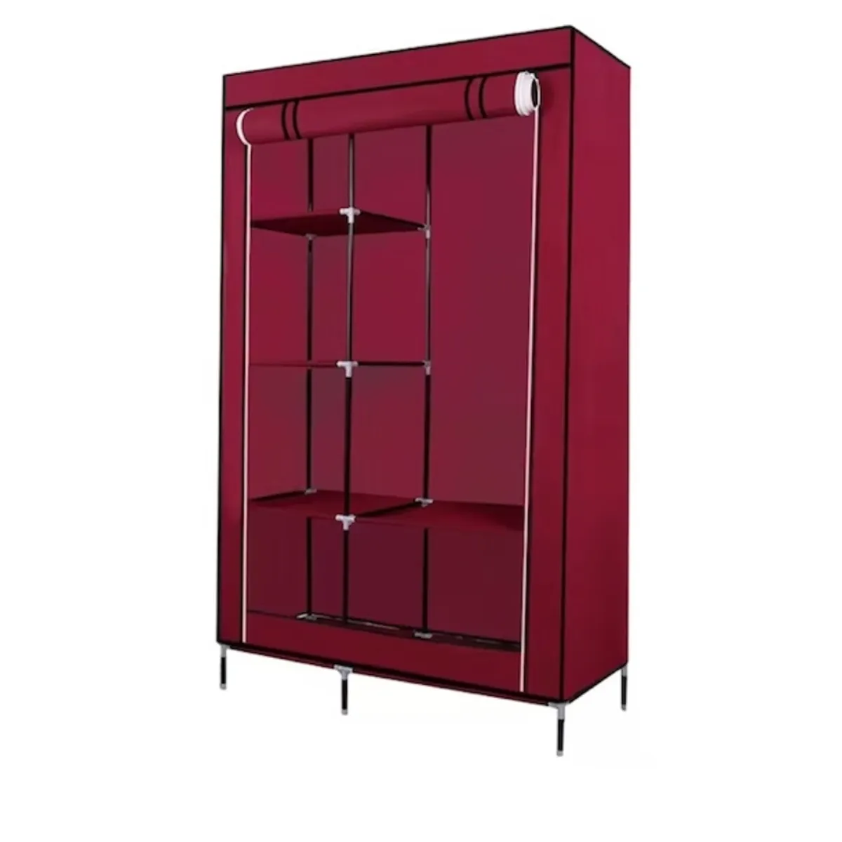 GENERICO - CLOSET ORGANIZADOR ARMABLE DE TELA MARRON MEDIANO