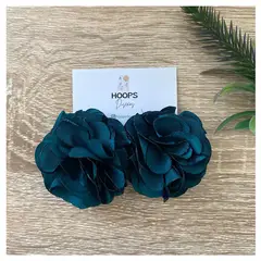 GENERICO - Aros de Rosas Textiles Hechos a Mano