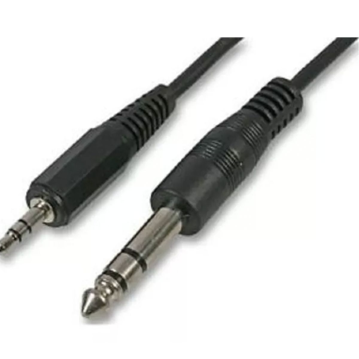 GENERICO - Cable De Audio 3,5mm A 6,3mm Stereo 150 cn