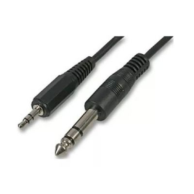 Generico Cable De Audio 3,5Mm A 6,3Mm Stereo 150 Cn